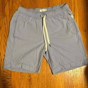 Onia Charles 7” swim trunks in powder blue
